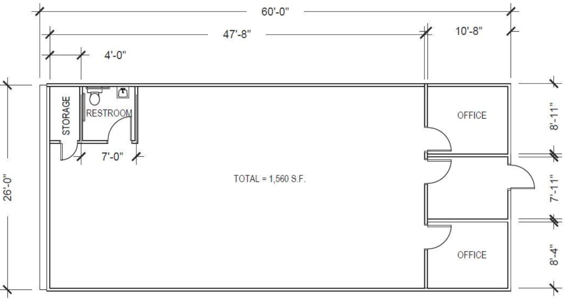 12423 Cutten Rd, Houston, TX à louer Plan d’étage– Image 1 sur 1