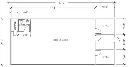 12423 Cutten Rd, Houston, TX à louer Plan d’étage– Image 1 sur 1