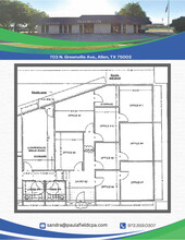 703 N Greenville Ave, Allen, TX à louer Plan d’étage– Image 1 sur 1