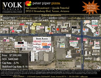 Plus de détails pour 5925 E Broadway Blvd, Tucson, AZ - Bureau/Local commercial à louer