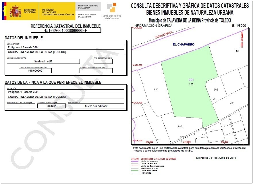 Polígono Peri 10, 1, Talavera de la Reina, Toledo à vendre Autre– Image 1 sur 2