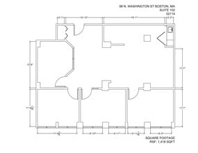 98 N Washington St, Boston, MA à louer Plan de site– Image 1 sur 1