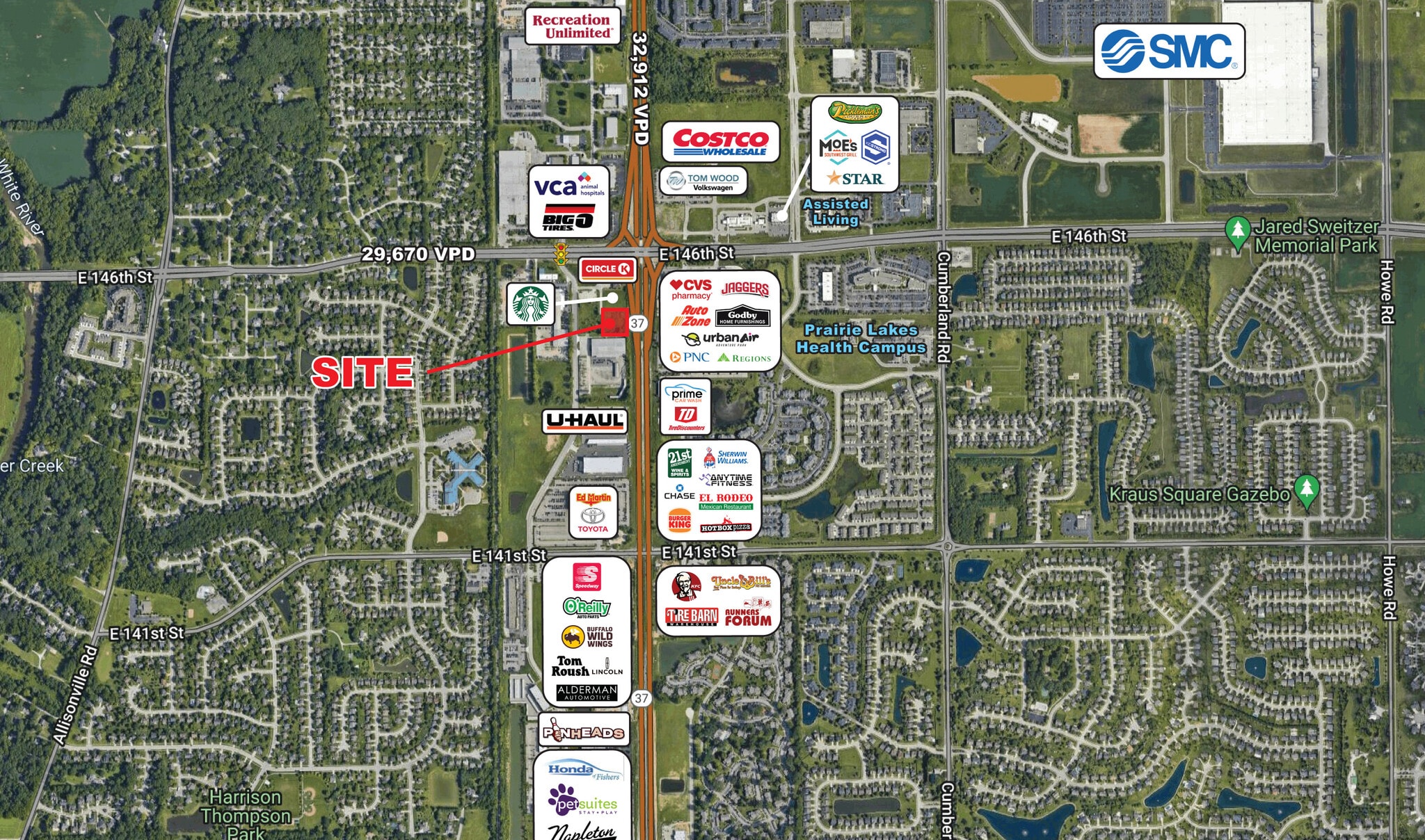 146th St & 37, Noblesville, IN à vendre Aérien– Image 1 sur 2