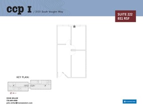 3131 S Vaughn Way, Aurora, CO à louer Plan de site– Image 2 sur 2