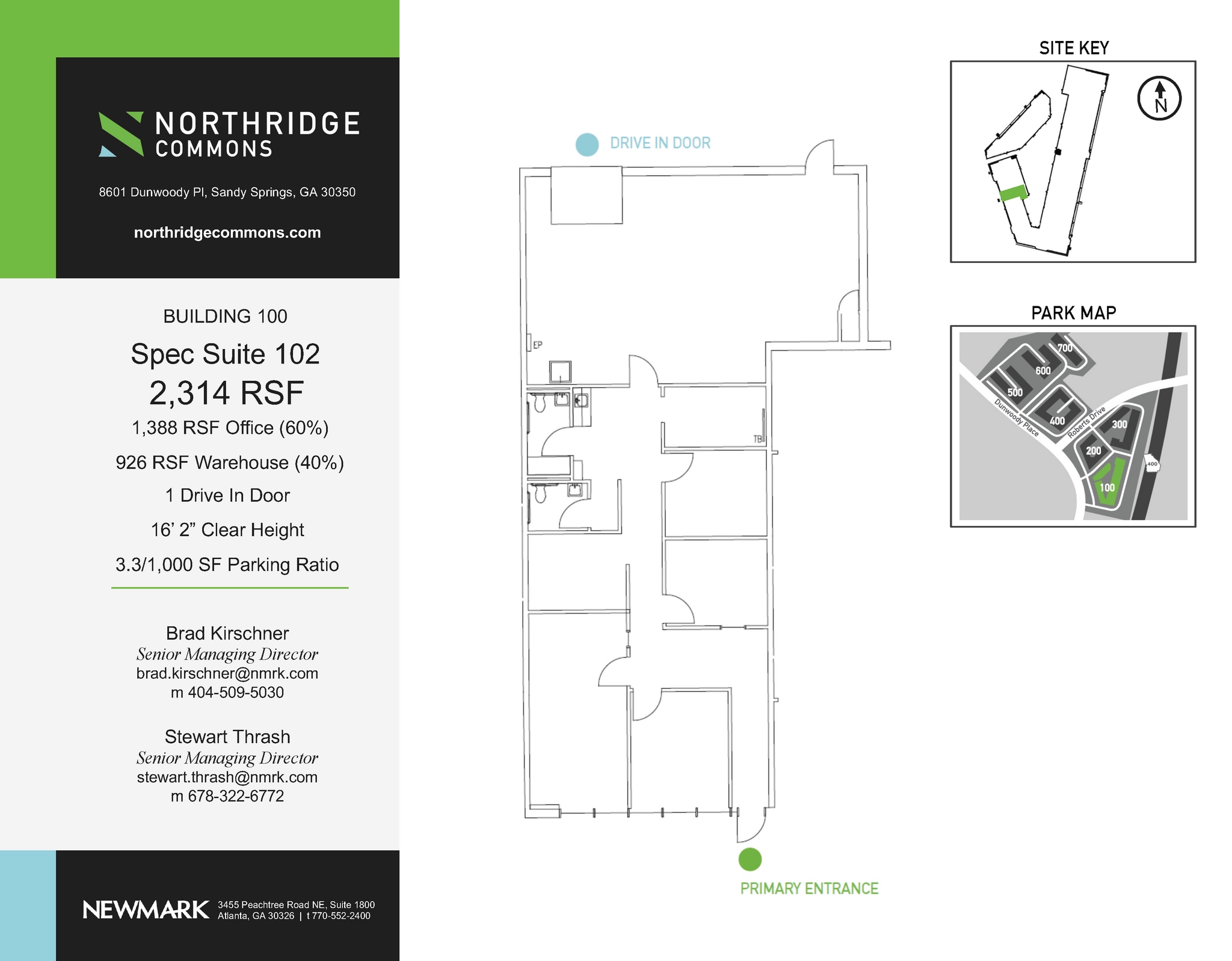 8601 Dunwoody Pl, Sandy Springs, GA à louer Plan d’étage– Image 1 sur 1