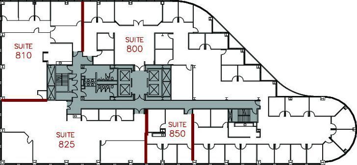 4270 Executive Sq, La Jolla, CA à louer Plan d’étage– Image 1 sur 1