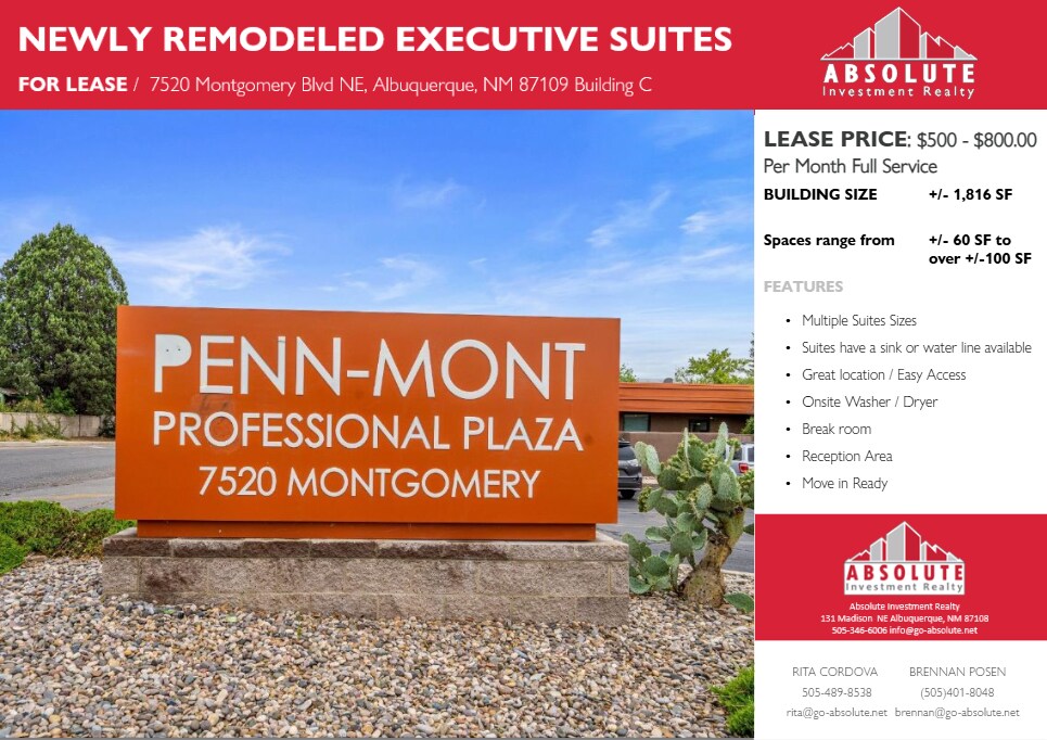 7520 Montgomery St, Albuquerque, NM à louer Photo principale– Image 1 sur 7