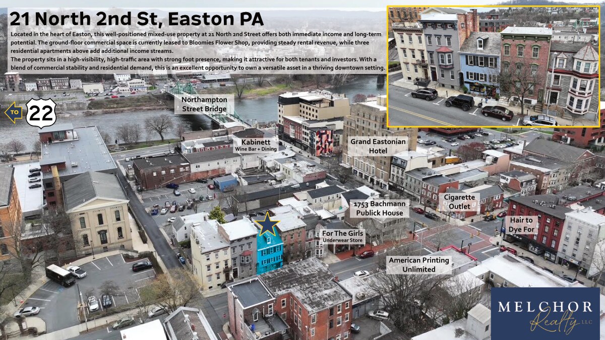21 N 2nd St, Easton, PA à vendre Photo principale– Image 1 sur 23