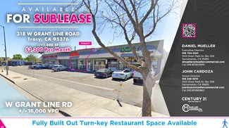Plus de détails pour 318 W Grant Line Rd, Tracy, CA - Local commercial à louer