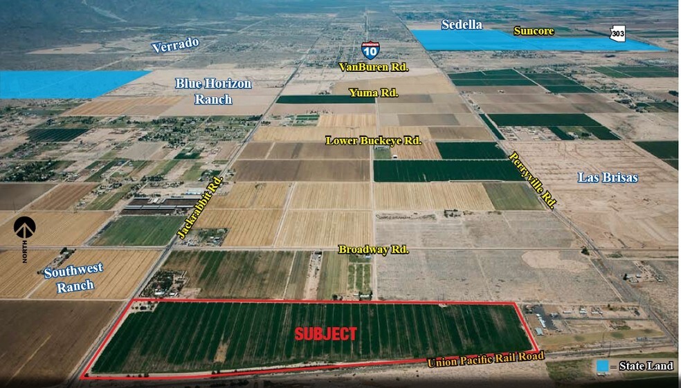 NE Jackrabbit & Union Pacific Railroad, Buckeye, AZ à vendre - Photo principale – Image 1 sur 1