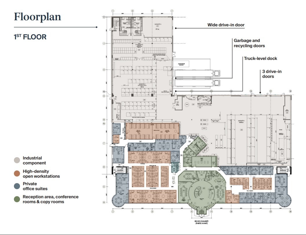 2425 Pitfield, Montréal, QC à louer Plan d’étage– Image 1 sur 2