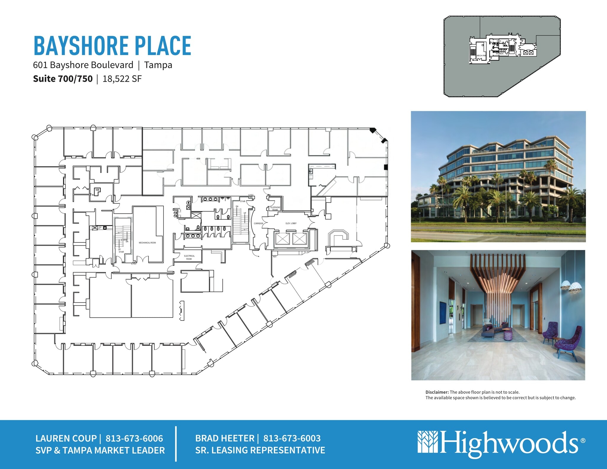 601 Bayshore Blvd, Tampa, FL à louer Plan de site– Image 1 sur 2