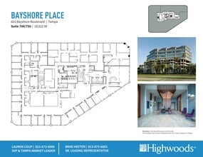 601 Bayshore Blvd, Tampa, FL à louer Plan de site– Image 1 sur 2