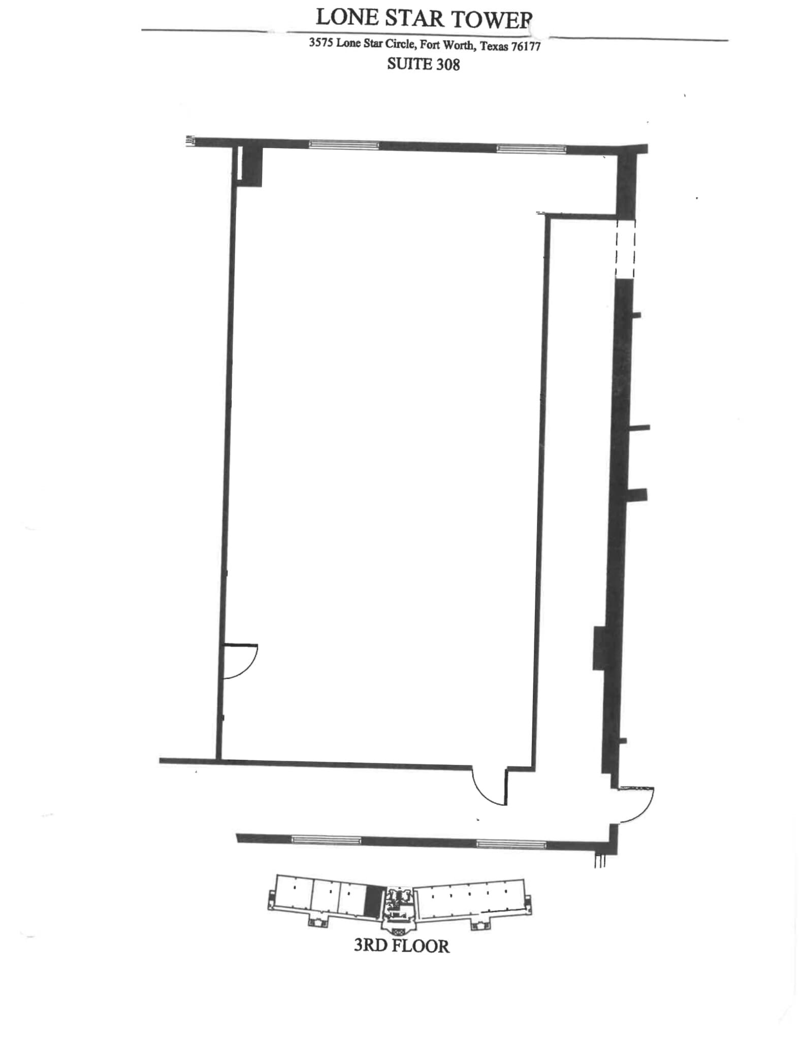 3575 Lone Star Cir, Fort Worth, TX à louer Plan de site– Image 1 sur 1
