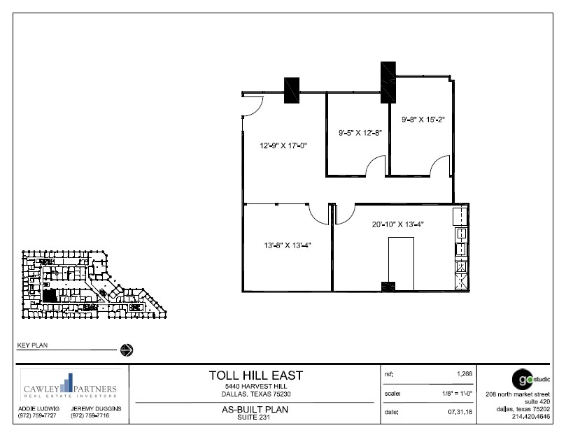 5440 Harvest Hill Rd, Dallas, TX à louer Plan d’étage– Image 1 sur 1