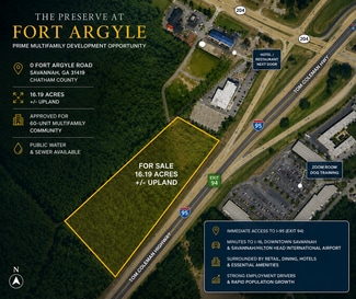 Plus de détails pour Fort Argyle Rd & Gateway Blvd, Savannah, GA - Terrain à vendre