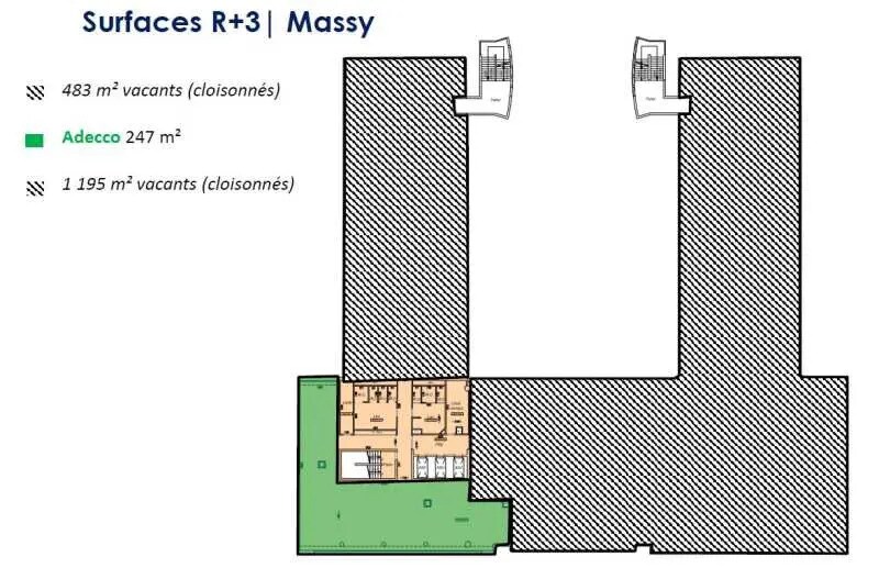 1-5 Avenue Carnot, Massy à louer - Plan d’étage – Image 3 sur 3