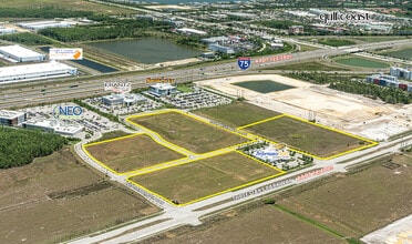 Three Oak Pky @ Gulf Research Lane, Fort Myers, FL - VUE AÉRIENNE  vue de carte - Image1