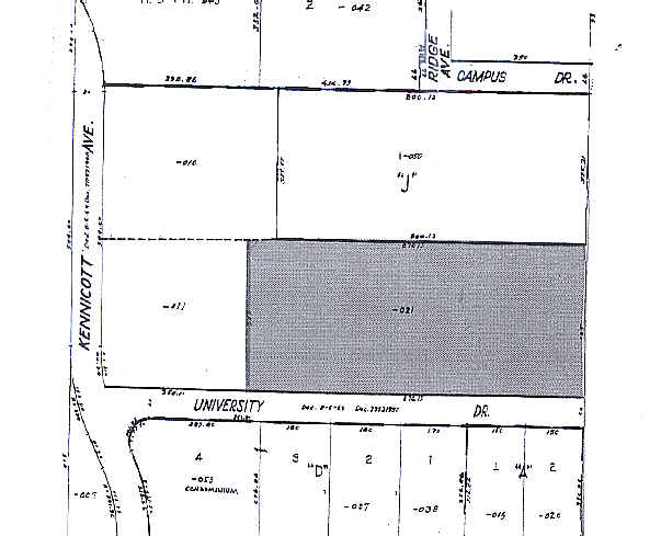 600 University Dr, Arlington Heights, IL à vendre - Plan cadastral – Image 3 sur 7