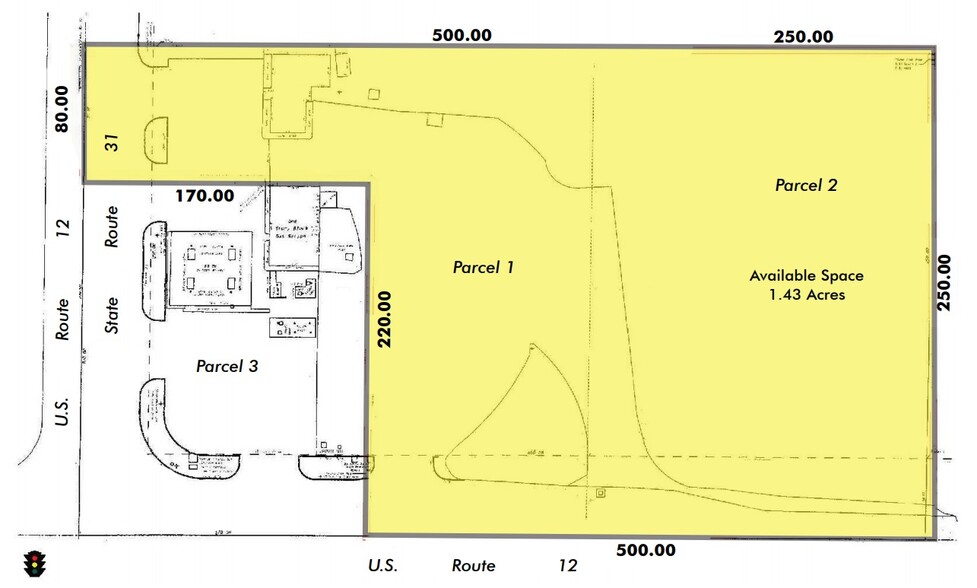 NEC of Route 12 & Route 31, Richmond, IL à louer - Plan de site – Image 3 sur 3