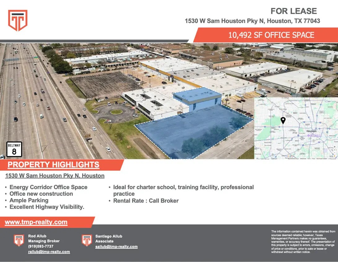 1530 W Sam Houston Pky N, Houston, TX à louer Photo de l’immeuble– Image 1 sur 13