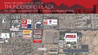 Plus de détails pour 5111-5159 W Thunderbird Rd, Glendale, AZ - Local commercial à louer