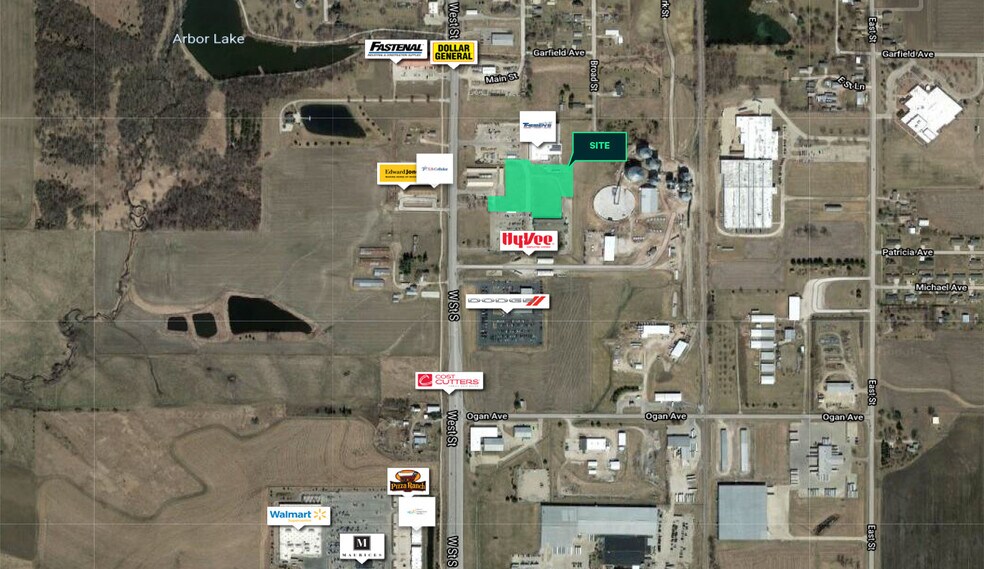 320 West St S, Grinnell, IA à vendre - Aérien – Image 2 sur 2