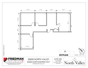 30500 Northwestern Hwy, Farmington Hills, MI à louer Plan d’étage– Image 1 sur 2