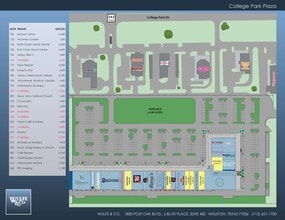 3091 College Park Dr, The Woodlands, TX à louer Plan de site– Image 1 sur 1