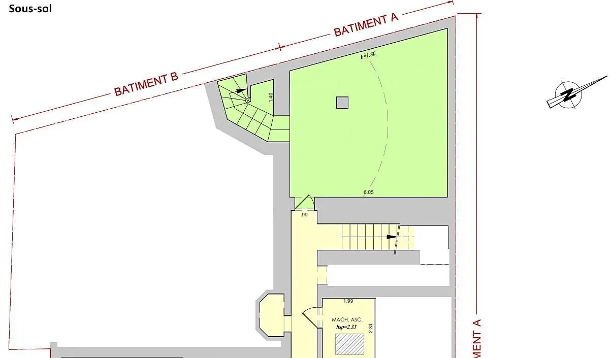 Bureau dans Paris à louer Plan d’étage– Image 1 sur 2