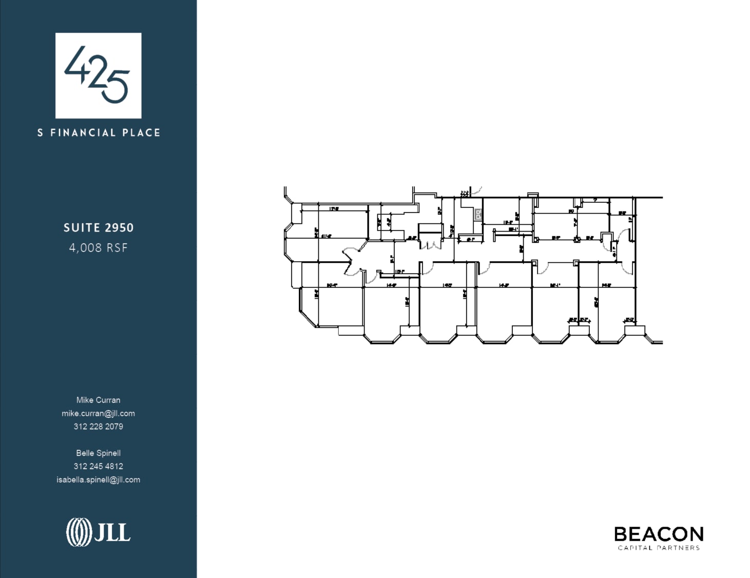 425 S Financial Pl, Chicago, IL à louer Plan d’étage– Image 1 sur 1