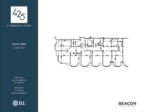 425 S Financial Pl, Chicago, IL à louer Plan d’étage– Image 1 sur 1