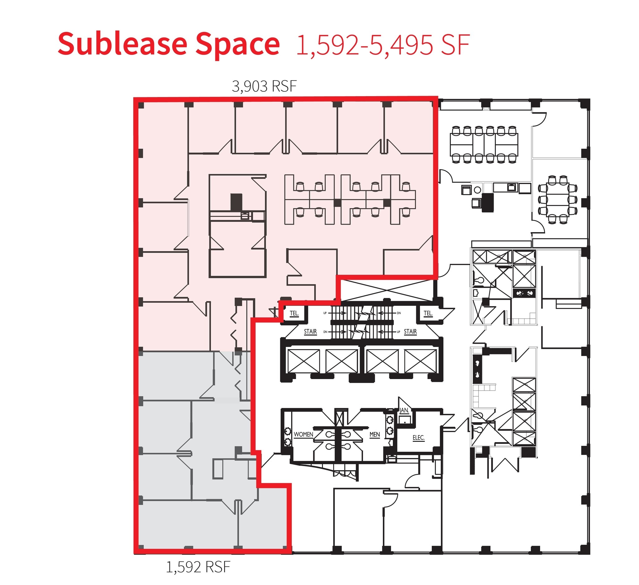 51 Monroe St, Rockville, MD à louer Plan d’étage– Image 1 sur 1