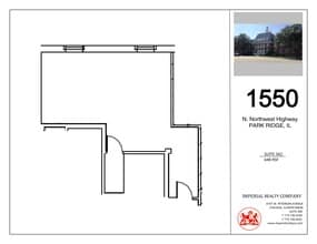 1550 N Northwest Hwy, Park Ridge, IL à louer Plan de site– Image 1 sur 1