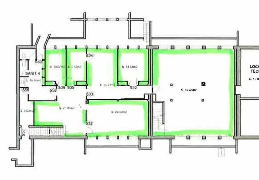 Bureau dans Pau à louer - Plan d’étage – Image 3 sur 4