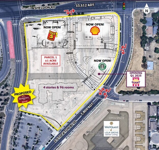 Sheldon Rd, Elk Grove, CA à louer - Plan de site – Image 2 sur 2