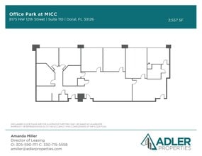 1200 NW 78th Ave, Doral, FL à louer Plan d’étage– Image 1 sur 1