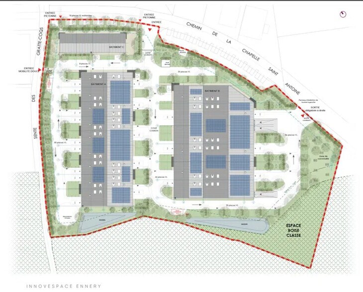 Local d'activités dans Ennery à vendre - Plan de site – Image 1 sur 1