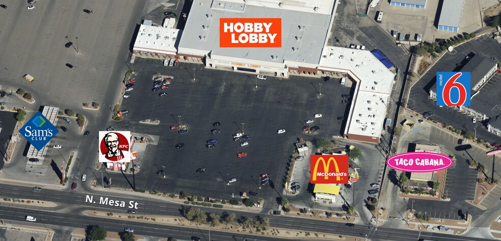 7930 N Mesa St, El Paso, TX à louer - Aérien – Image 2 sur 6