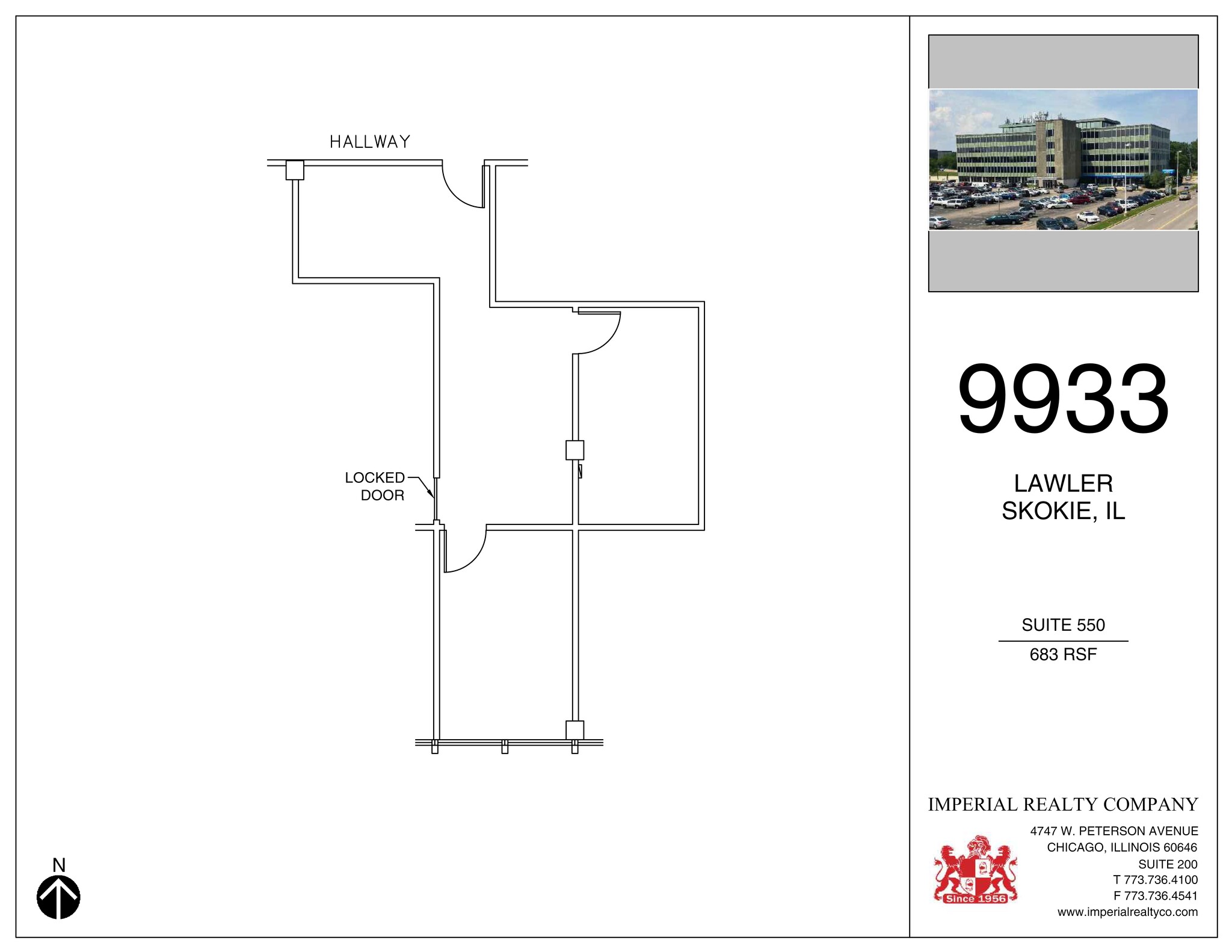 9933 Lawler Ave, Skokie, IL à louer Plan de site– Image 1 sur 1