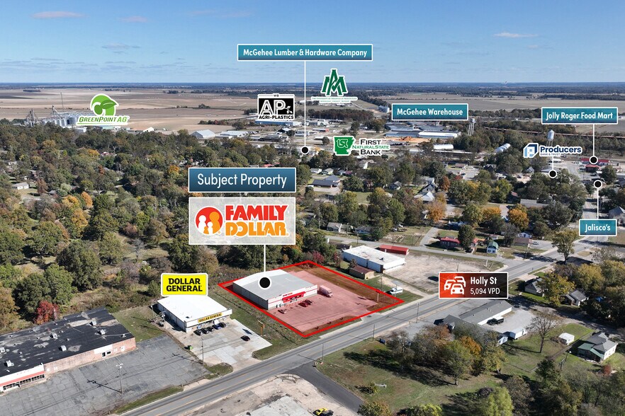 606 Holly St, McGehee, AR à vendre - Photo de l’immeuble – Image 3 sur 4