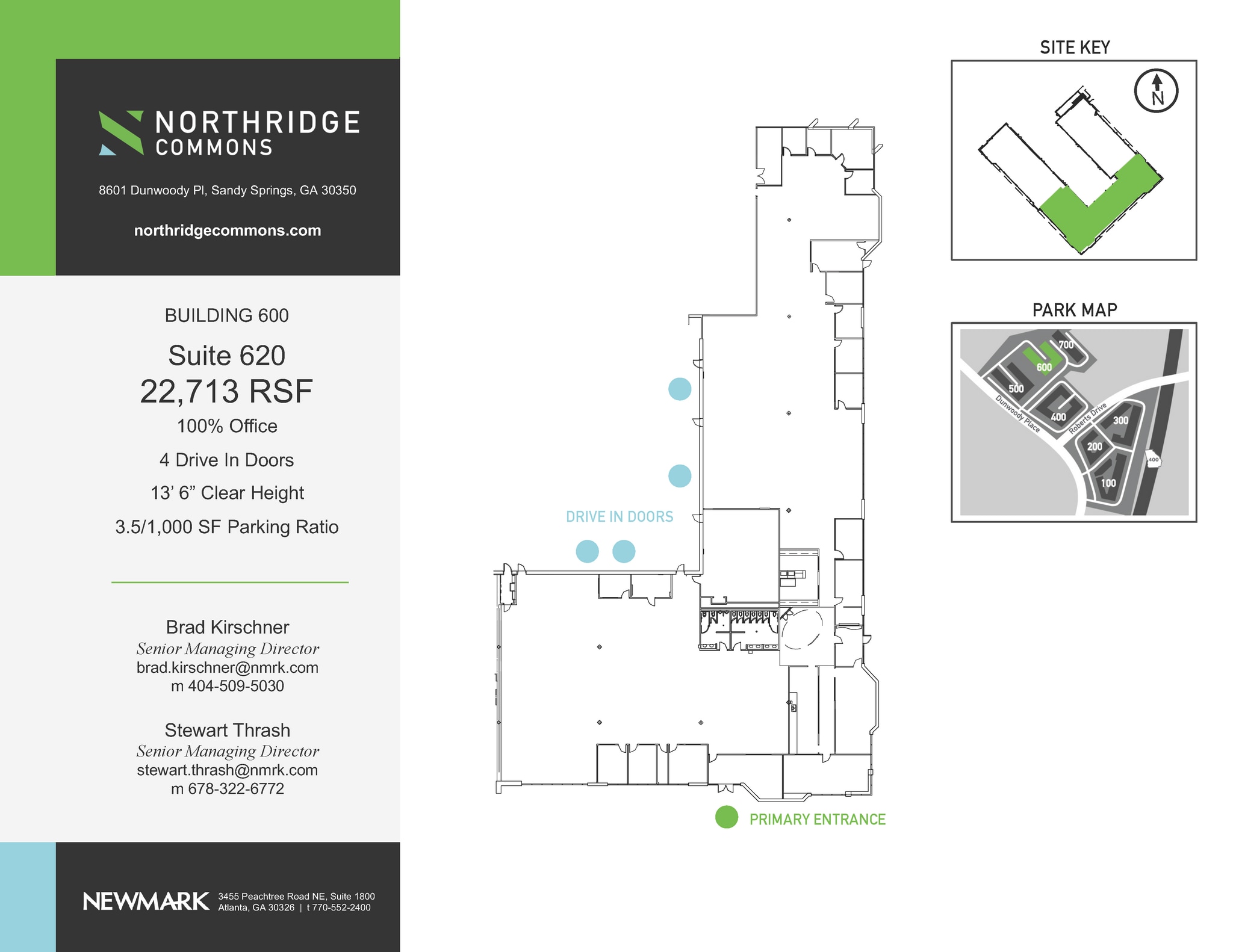 8601 Dunwoody Pl, Sandy Springs, GA à louer Plan d’étage– Image 1 sur 2
