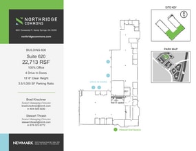 8601 Dunwoody Pl, Sandy Springs, GA à louer Plan d’étage– Image 1 sur 2