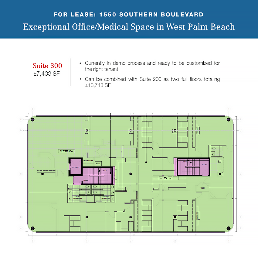 1550 Southern Blvd, West Palm Beach, FL à louer Plan d’étage– Image 1 sur 4