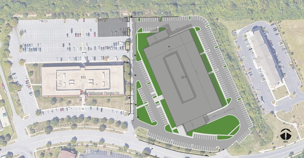 327 Ballenger Center Dr, Frederick, MD à louer - Plan de site – Image 2 sur 2
