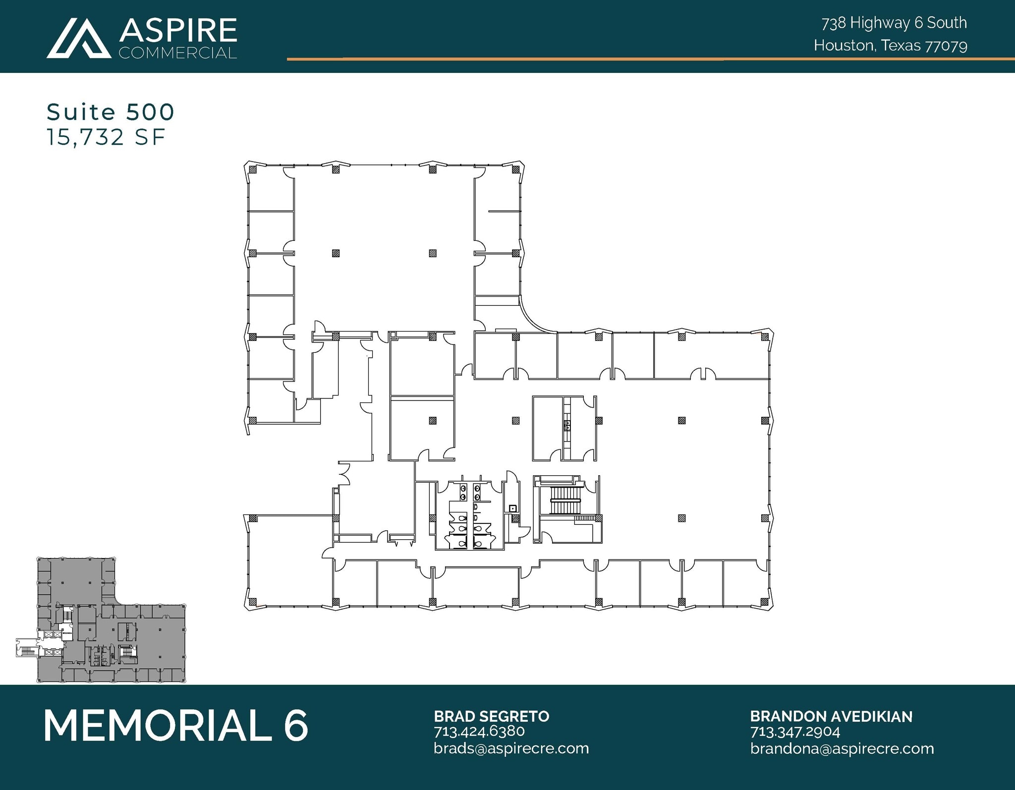 738 Highway 6 S, Houston, TX à louer Plan d’étage– Image 1 sur 1