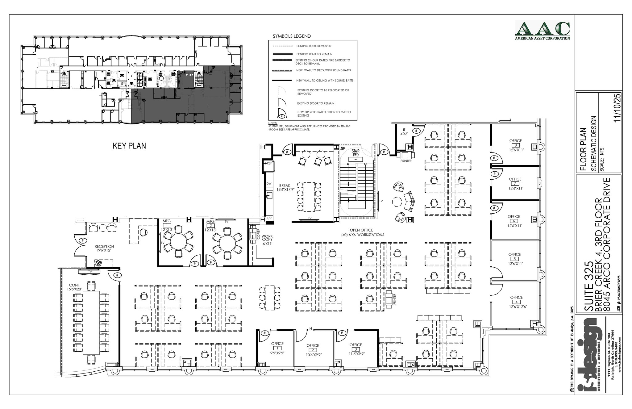 8045 Arco Corporate Dr, Raleigh, NC à louer Plan d’étage– Image 1 sur 1