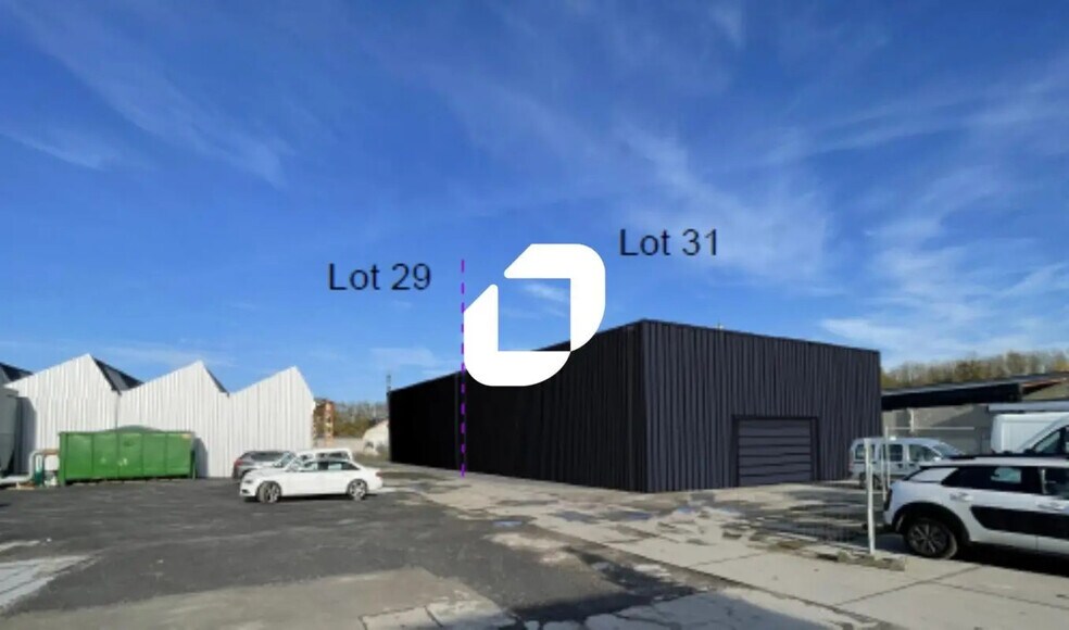 Local d’activités dans Hem à louer - Photo de l’immeuble – Image 1 sur 3