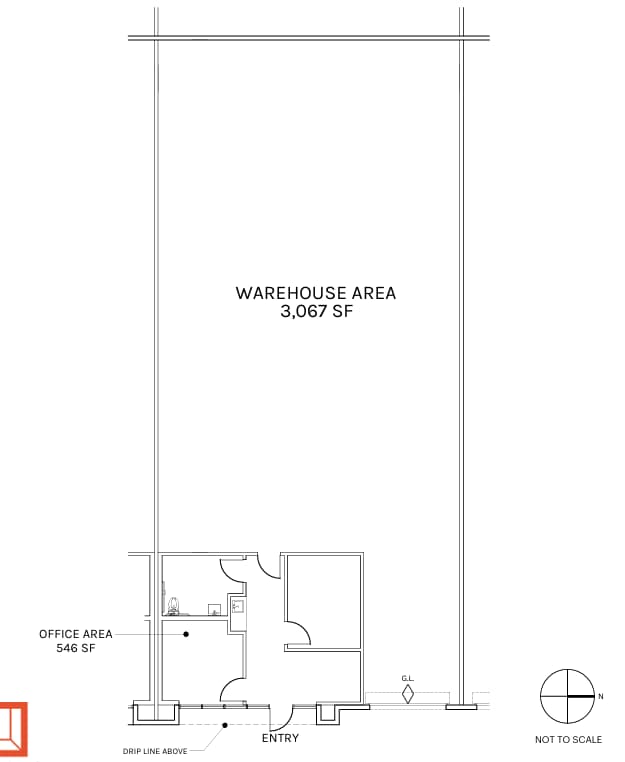 9220-9268 1/2 Hall Rd, Downey, CA à louer Plan d’étage– Image 1 sur 2