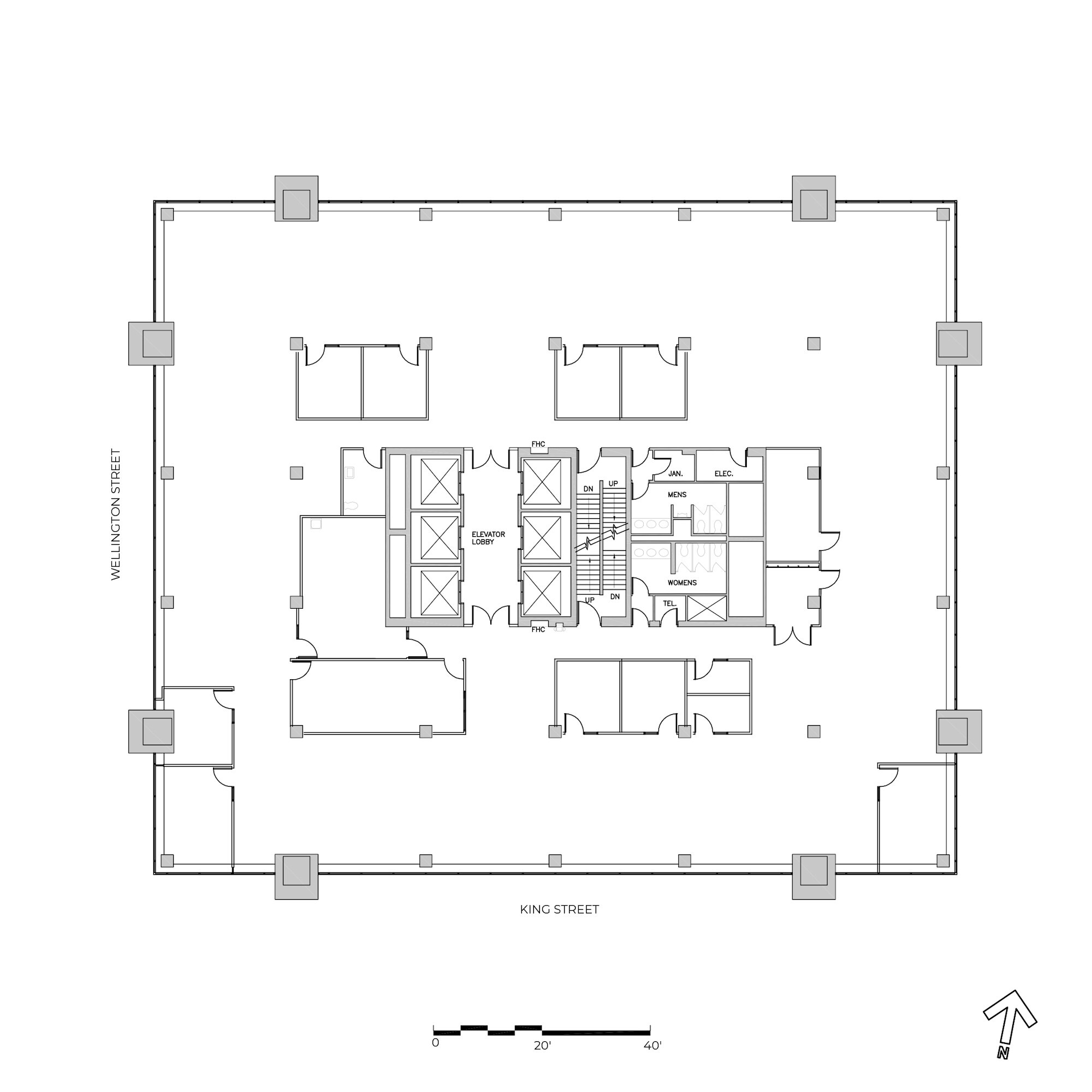 380 Wellington St, London, ON à louer Plan d’étage– Image 1 sur 1